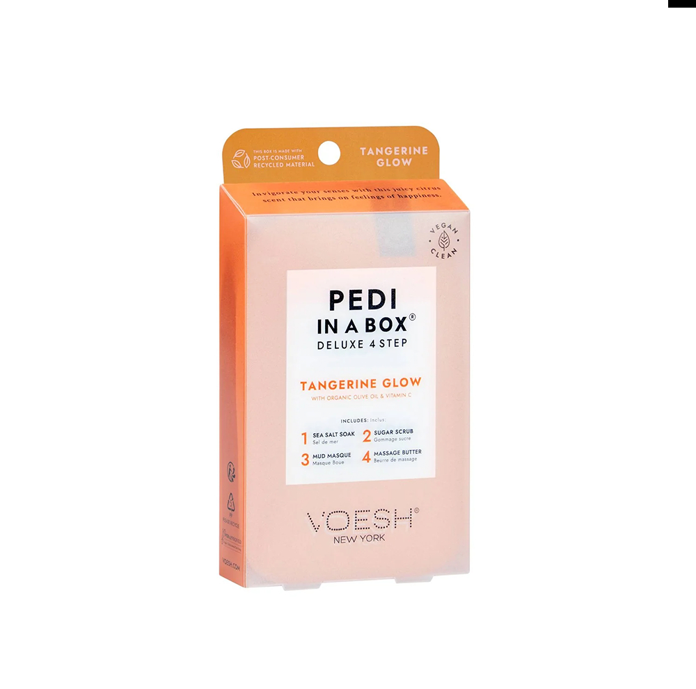 Pedi in a Box - 4 Steps - Tangerine Twist