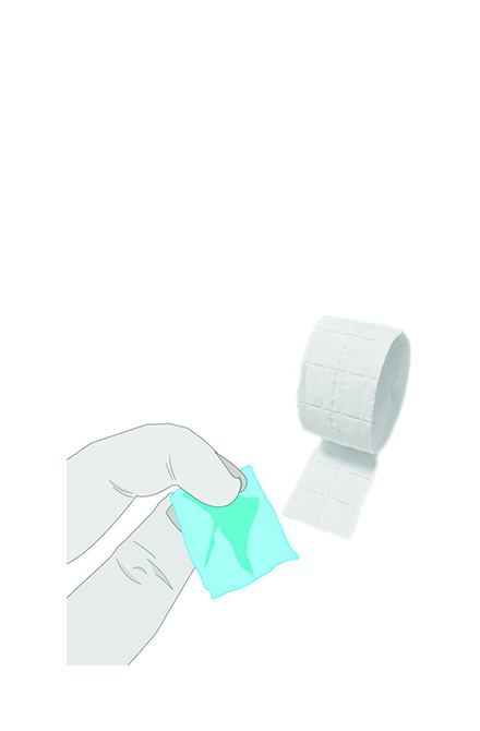 Nail Polish Remover Pads 2x500pcs Roll
