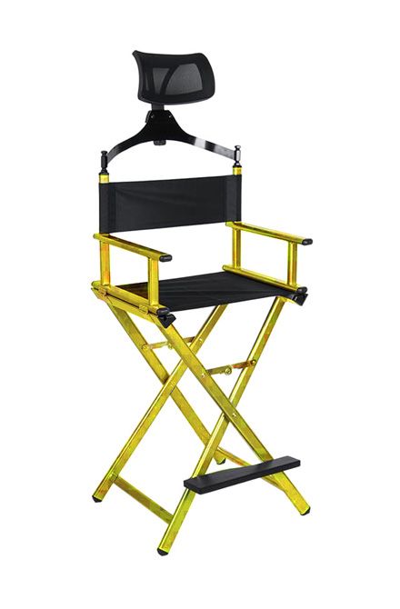 Makeup Chair Black/Gold