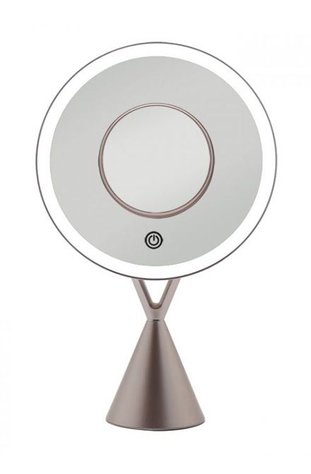 Led Makeup Mirror Rose Gold