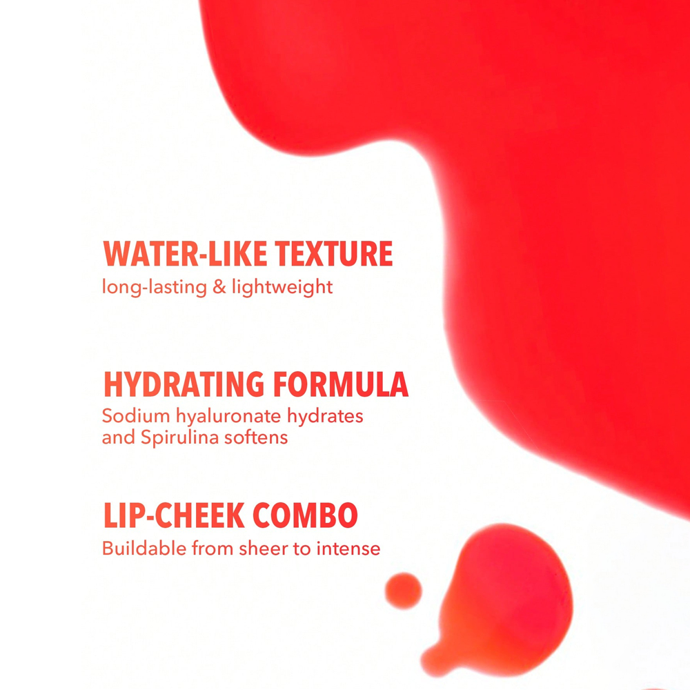 For the Flush Lip & Cheek Tint-Fruit Punch