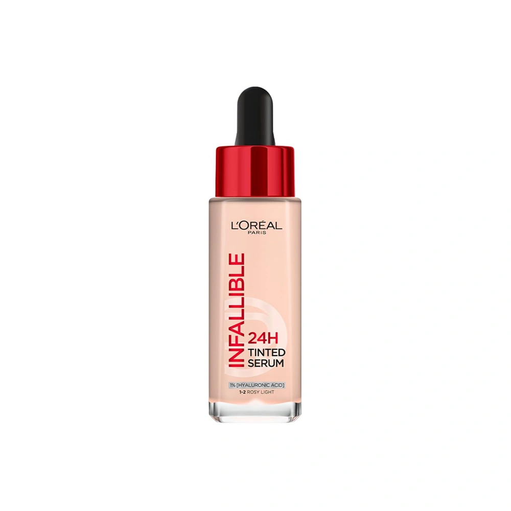 Infallible 24H Tinted Serum Foundation - Rosy Light 1-2 