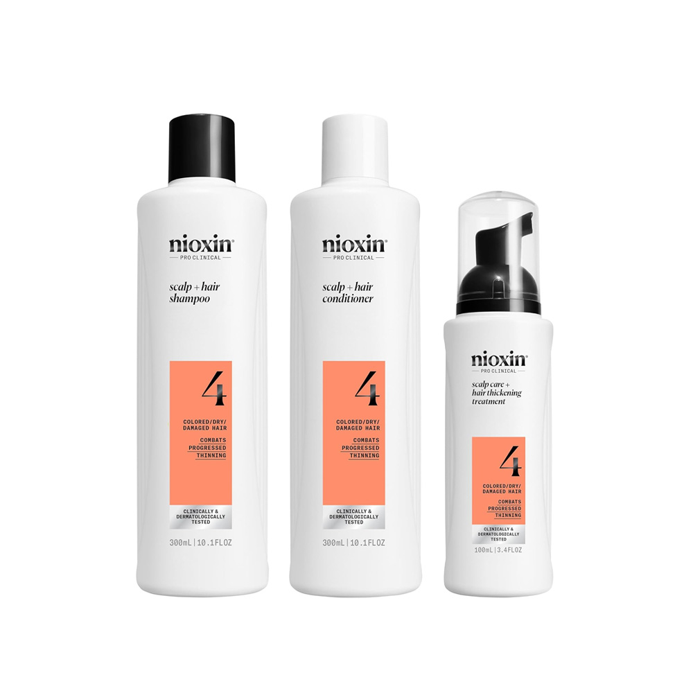 4 Colored Hair with Progressed Thinning Trial Kit