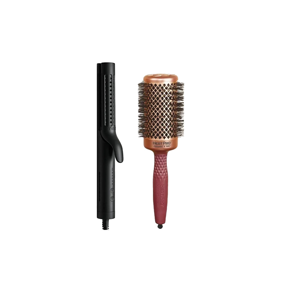 Olivia Garden + Tymo — Heat Pro Brush 52mm + Airflow 2-in-1