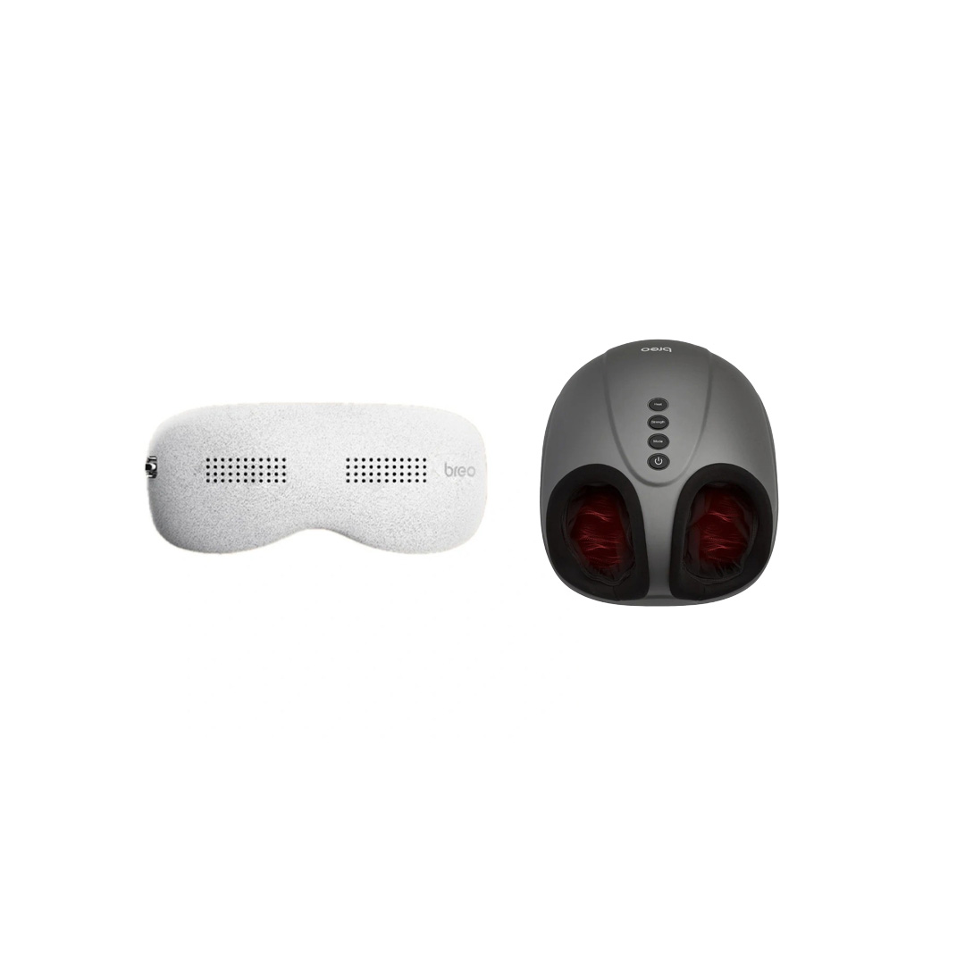 Breo Eye & Foot Massager Bundle