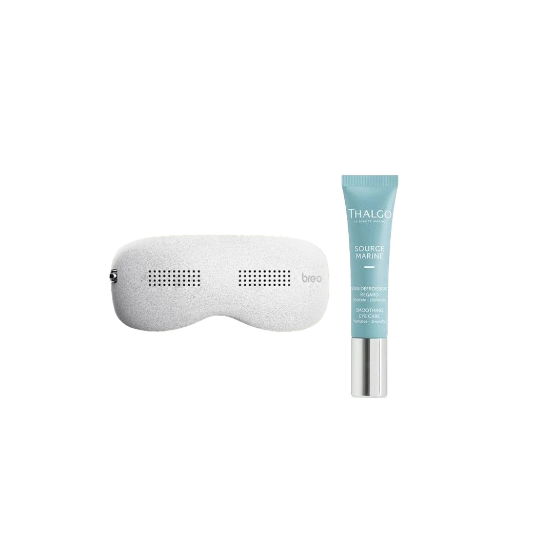 Breo Eye Massager + Thalgo Hyalu-Pro Eye Patches