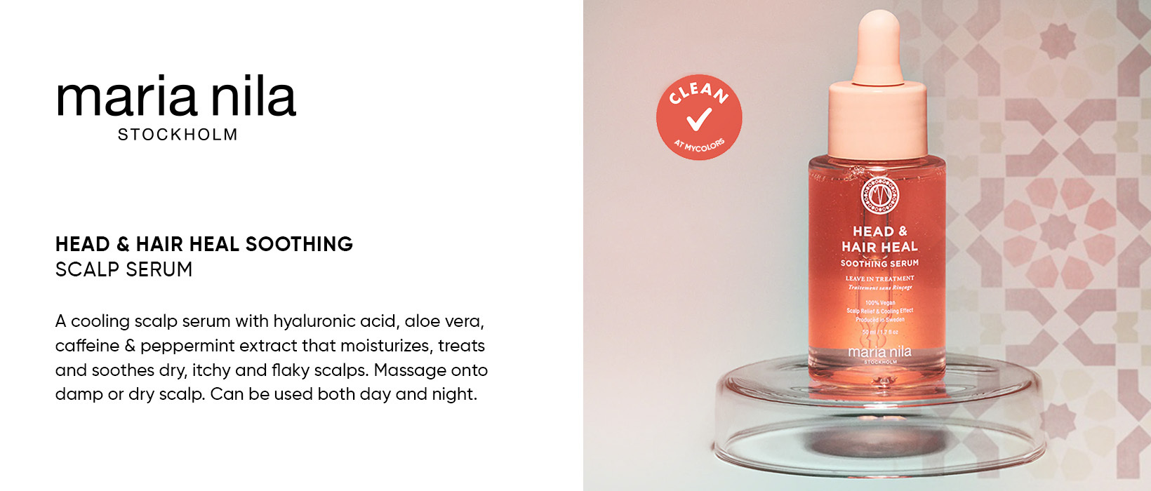 Maria Nila Head & Hair Heal Soothing Scalp Serum