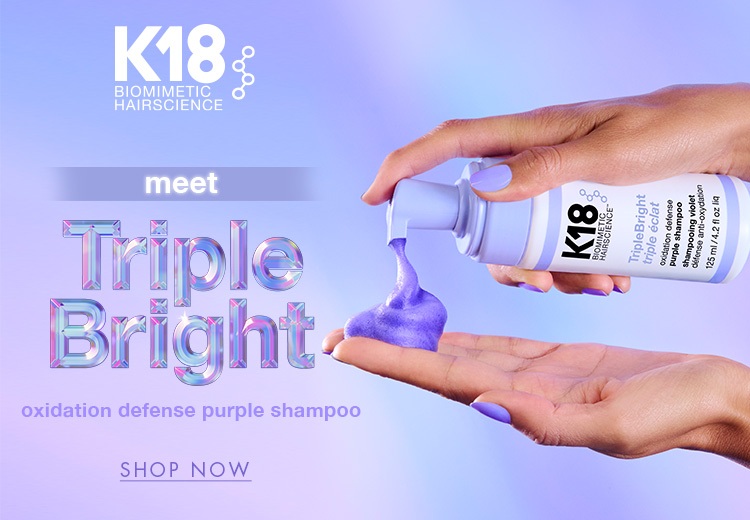 K18 TripleBright Oxidation Defense Purple Shampoo