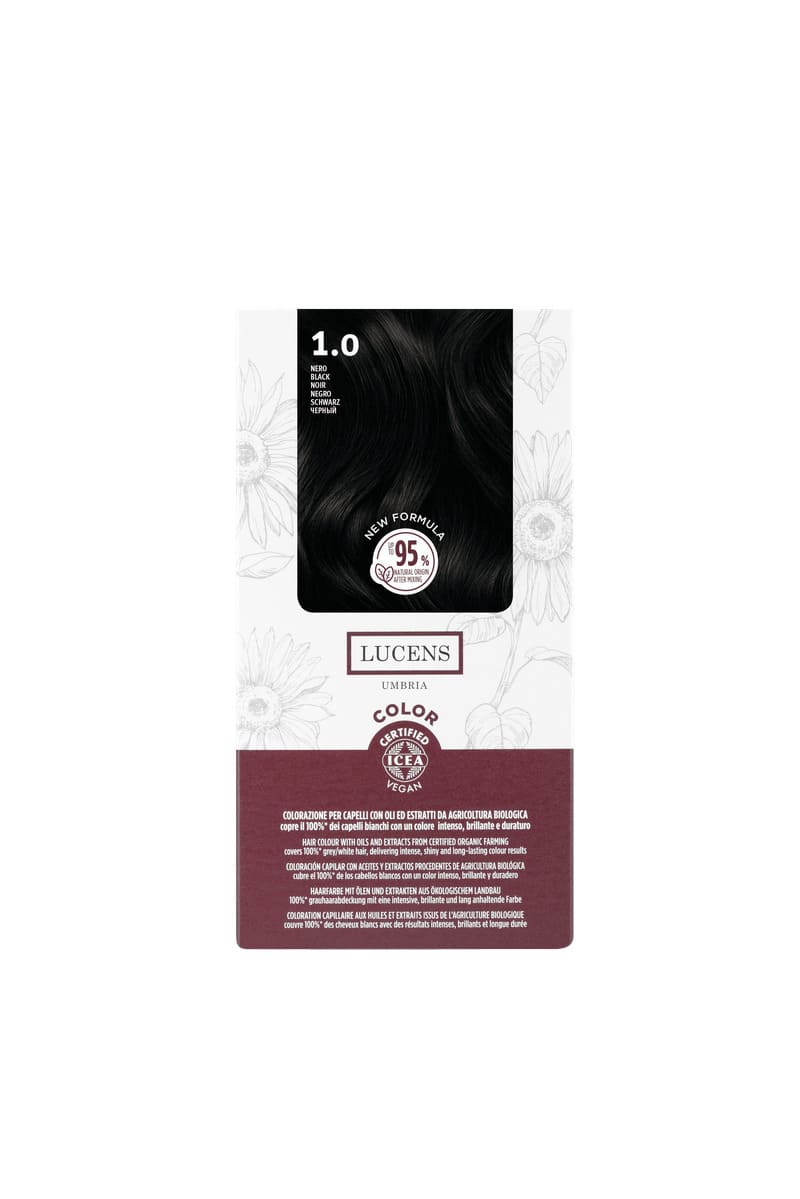 Permanent Hair Color Kit 1.0 Black