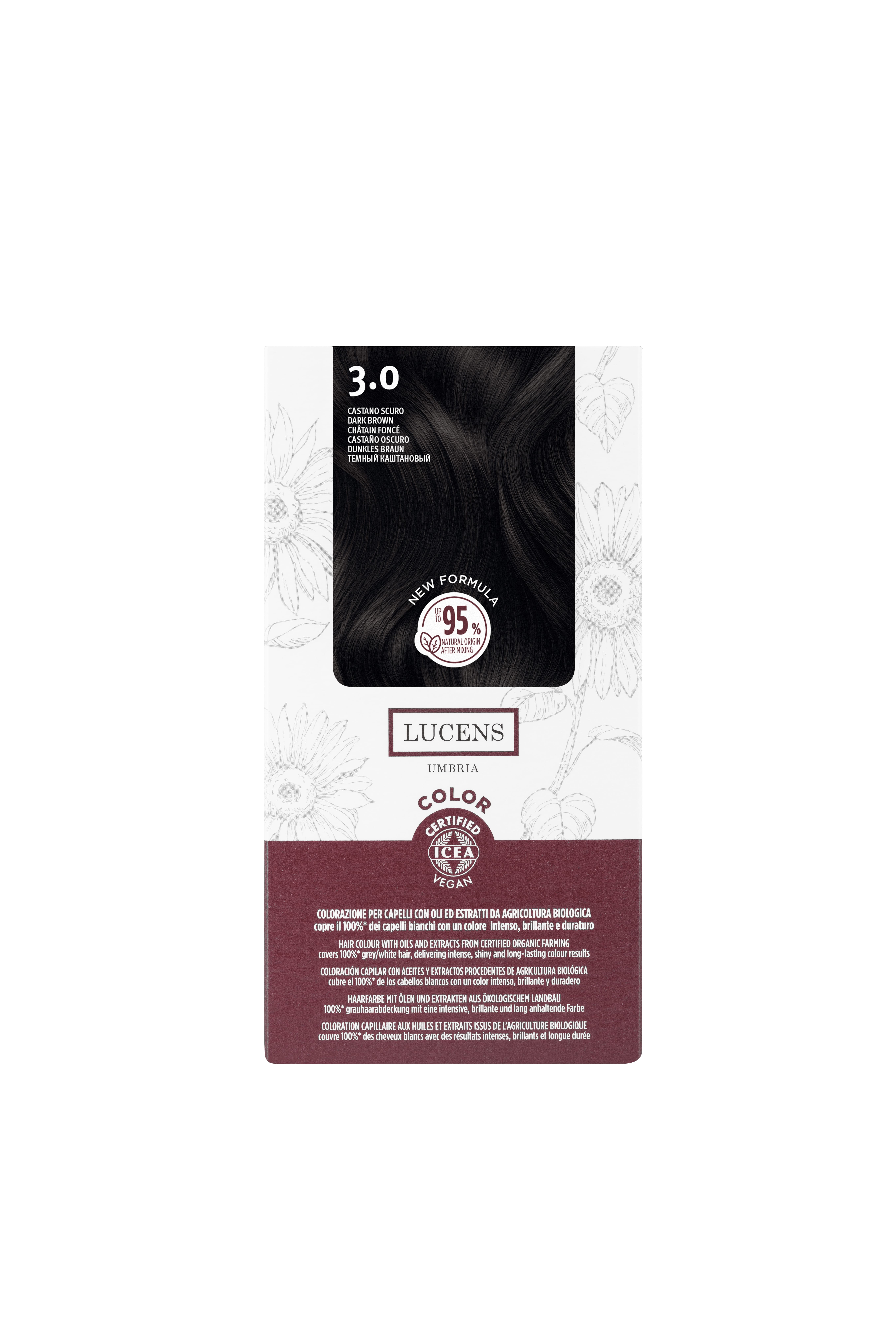 Permanent Hair Color Kit Kit 3.0 Dark Brown