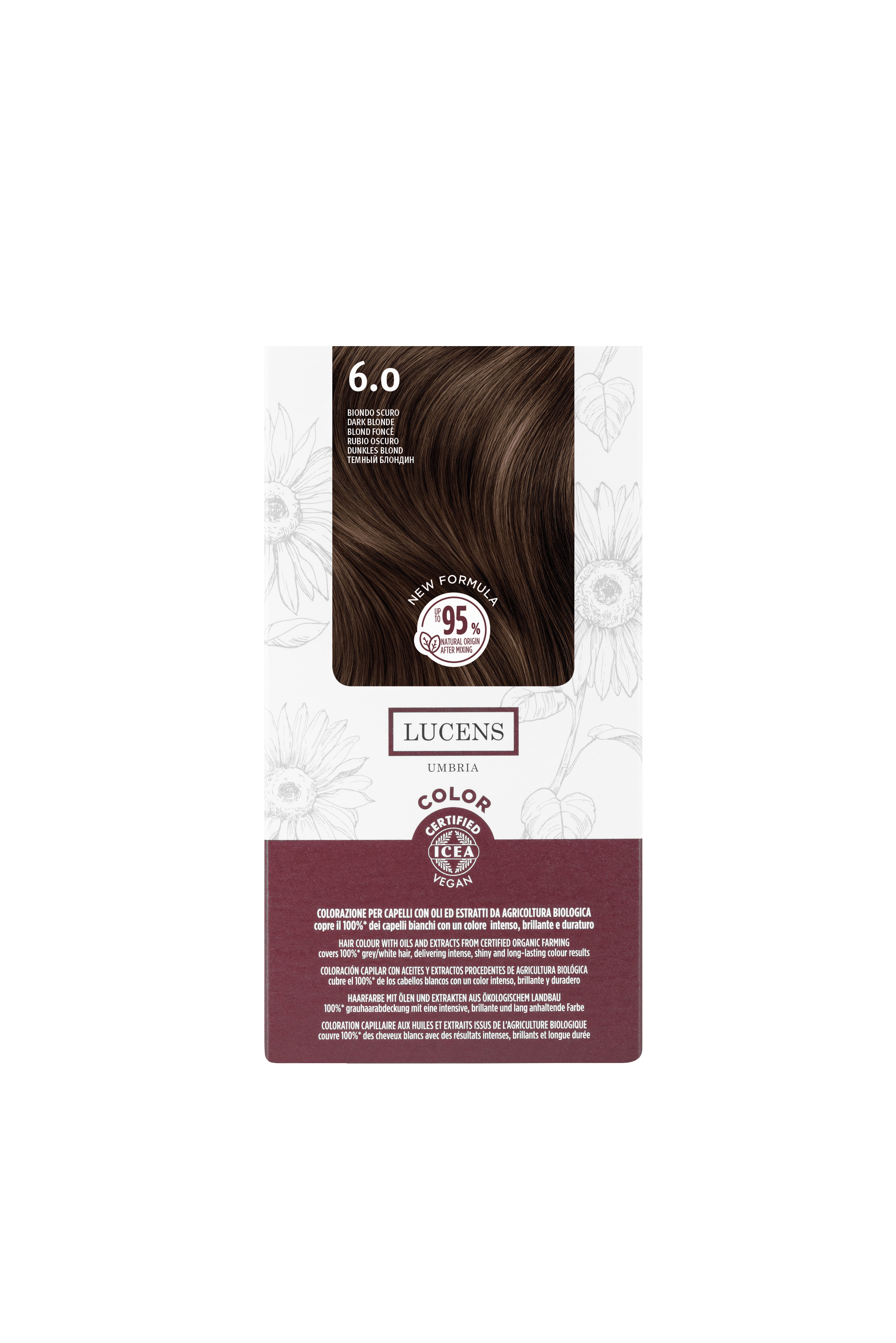 Permanent Hair Color Kit 6.0 Dark Blonde