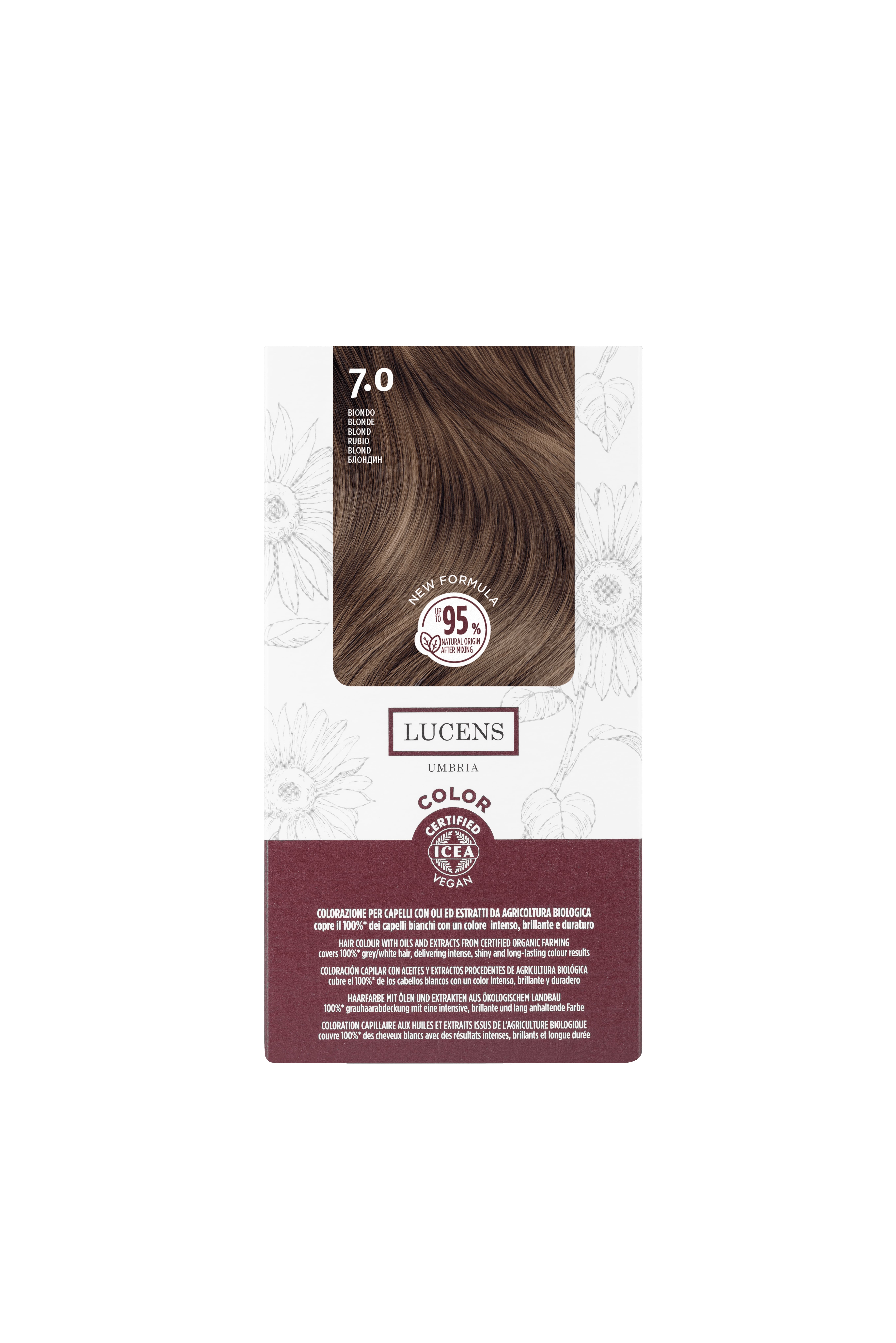 Permanent Hair Color Kit 7.0 Blonde